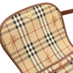Haymarket Check Coated Canvas Crossbody