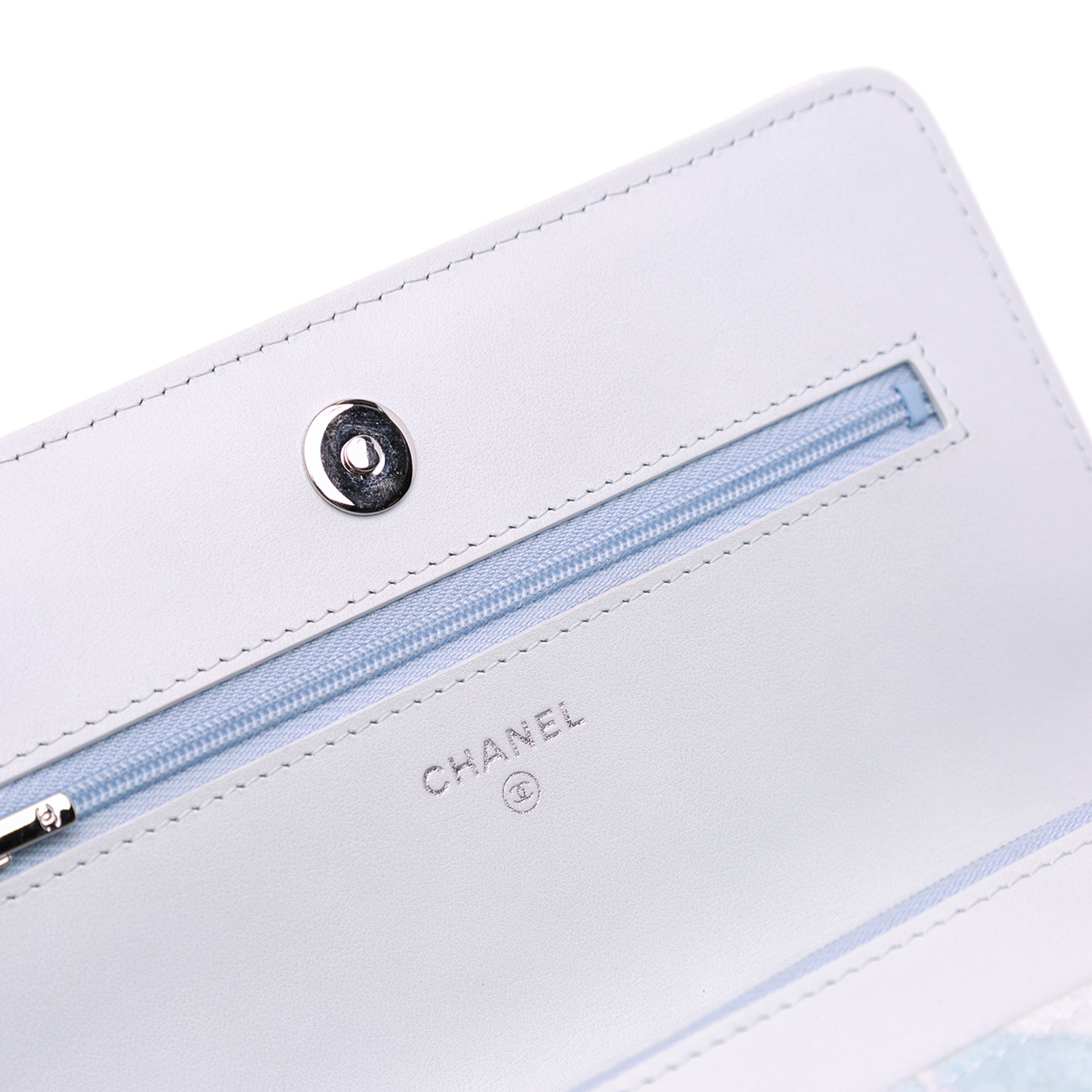 CC Quilted Canvas Jungle Jeans Wallet on Chain