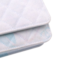CC Quilted Canvas Jungle Jeans Wallet on Chain