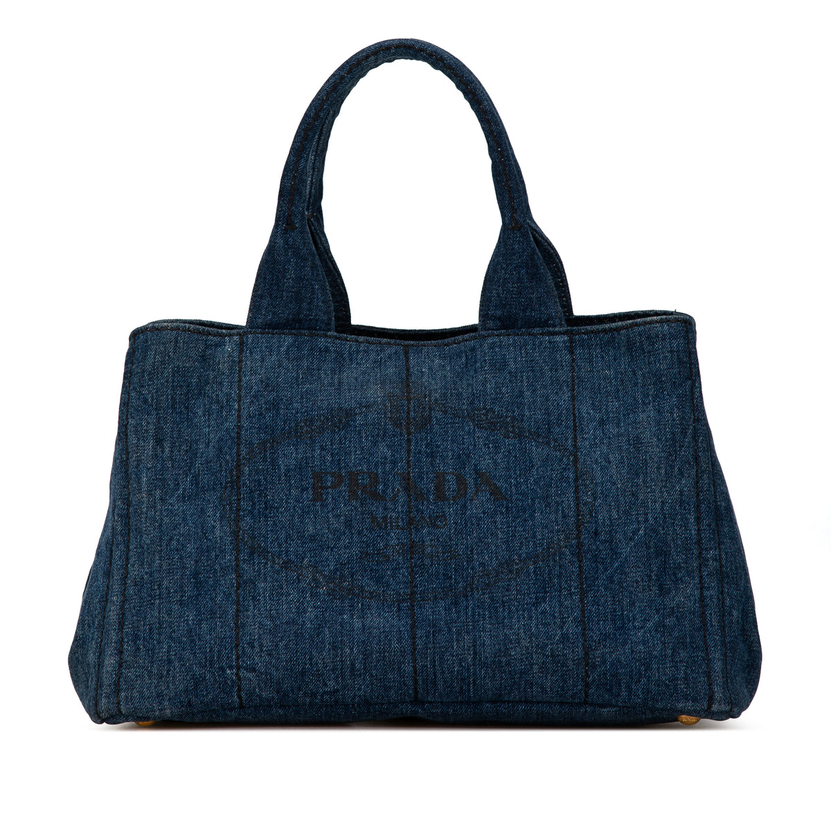 Denim Canapa Logo Satchel