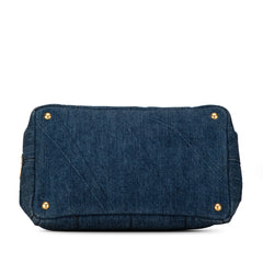 Denim Canapa Logo Satchel