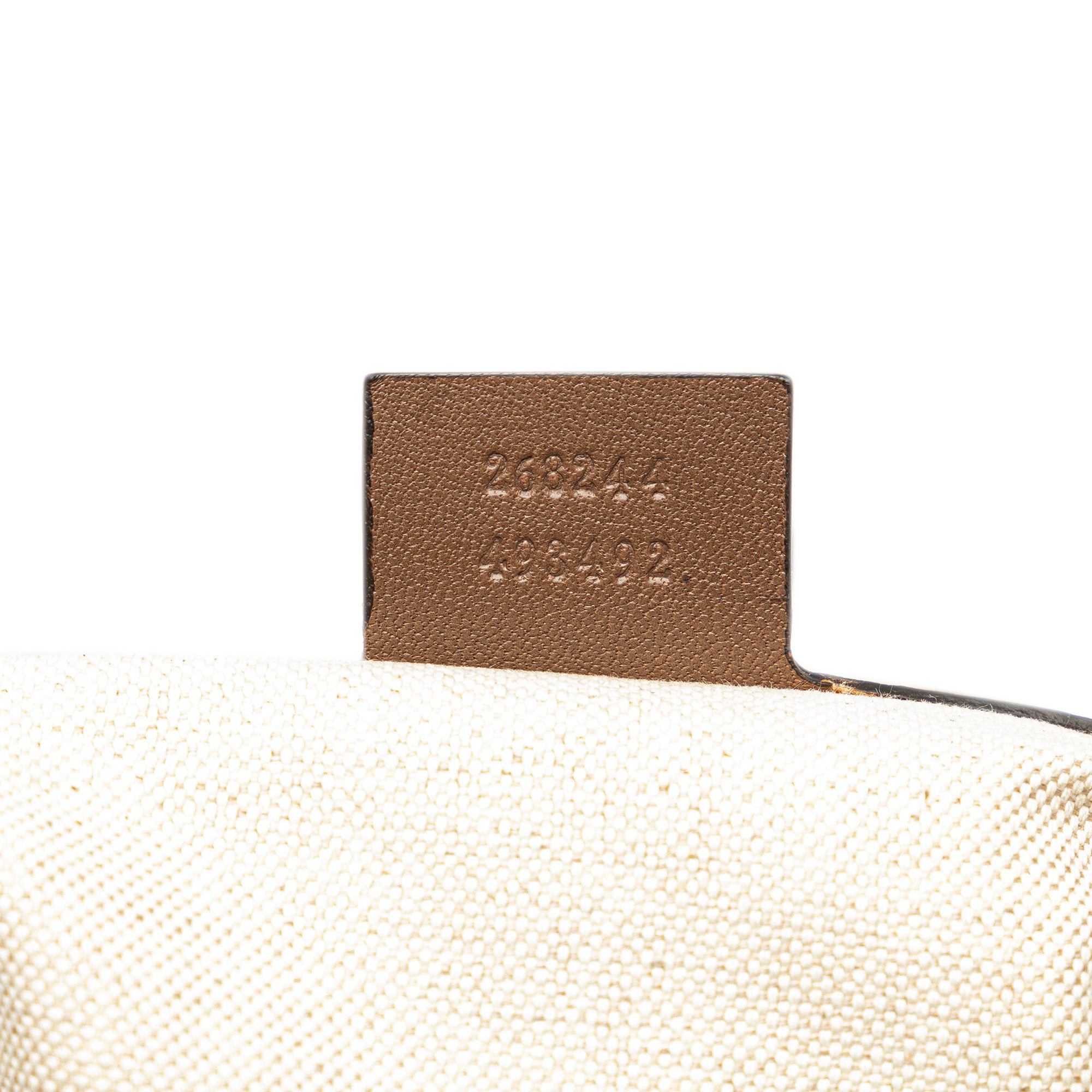 Medium Leather Interlocking G Braided Strap Crossbody