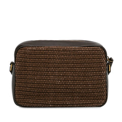 Woven Raffia and Leather Lou Camera Bag_2