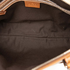 Canvas Web Reins Shoulder Bag