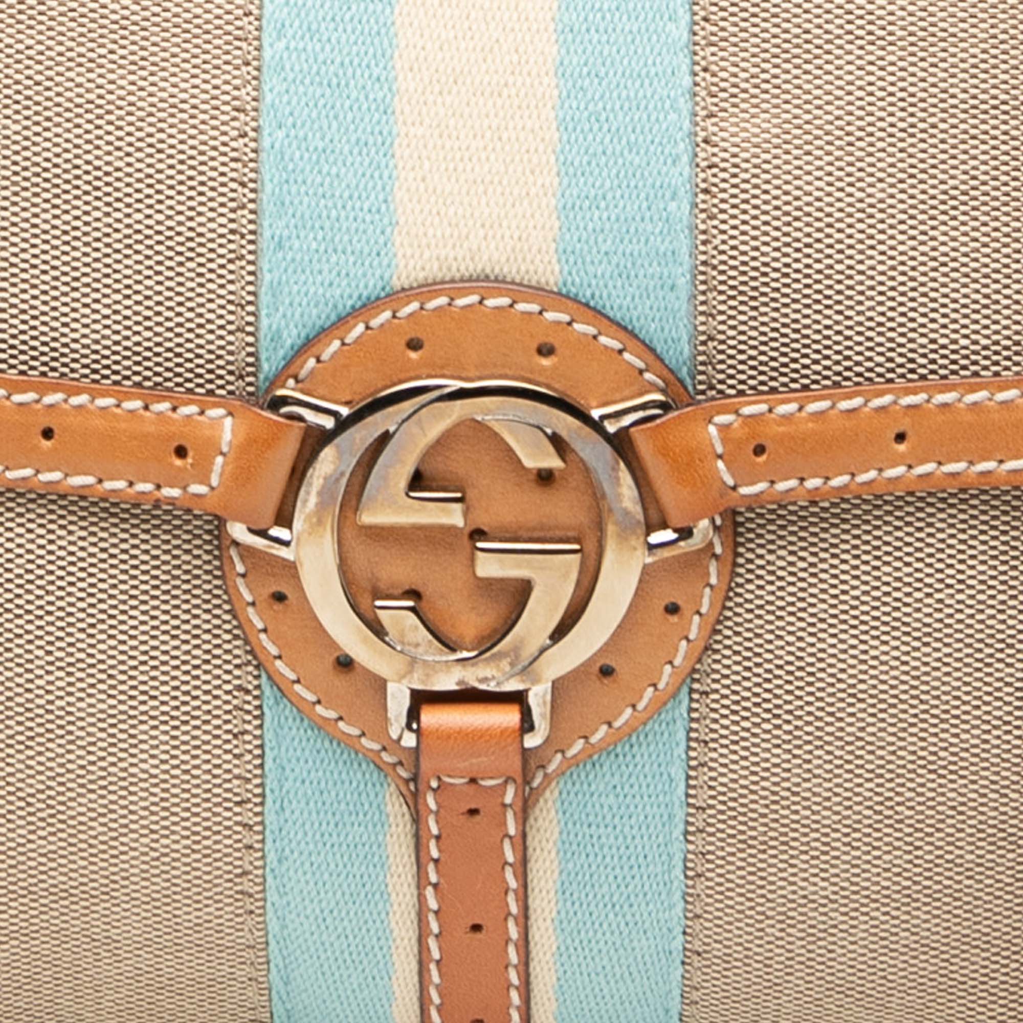 Canvas Web Reins Shoulder Bag