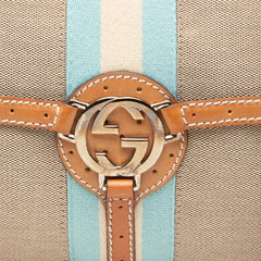 Canvas Web Reins Shoulder Bag