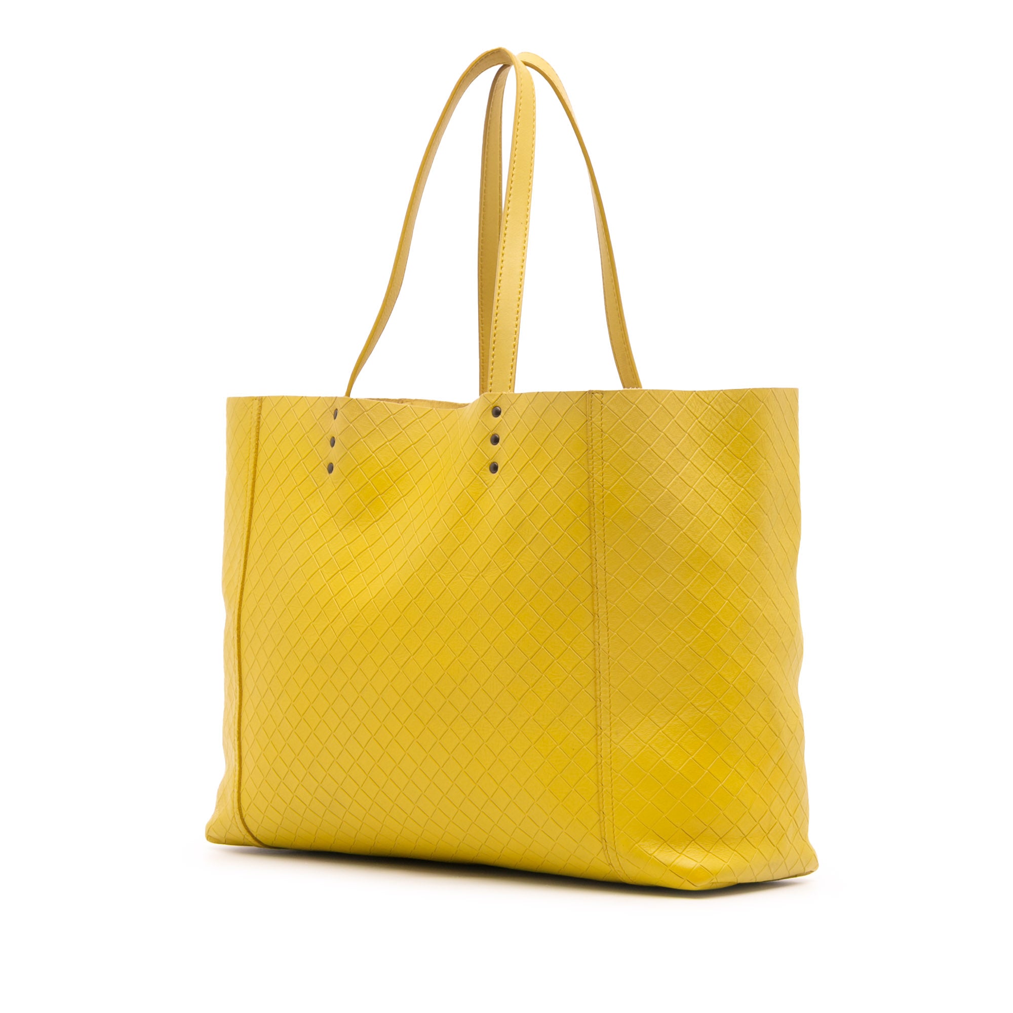 Leather Intrecciomirage Tote