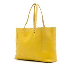 Leather Intrecciomirage Tote