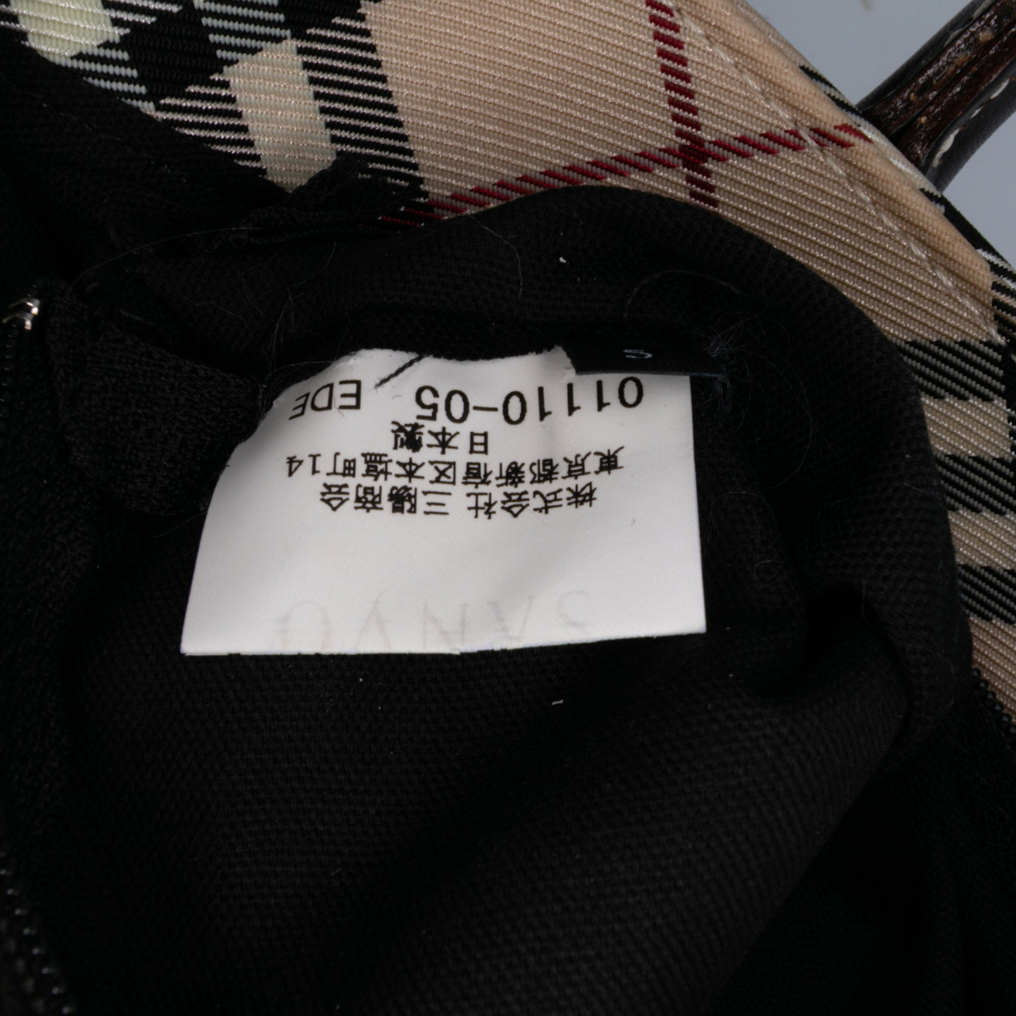 Nova Check Canvas Handbag