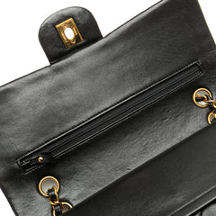 Medium Classic Lambskin Double Flap