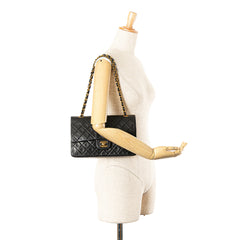 Medium Classic Lambskin Double Flap