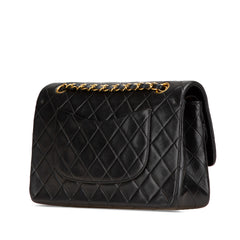 Medium Classic Lambskin Double Flap