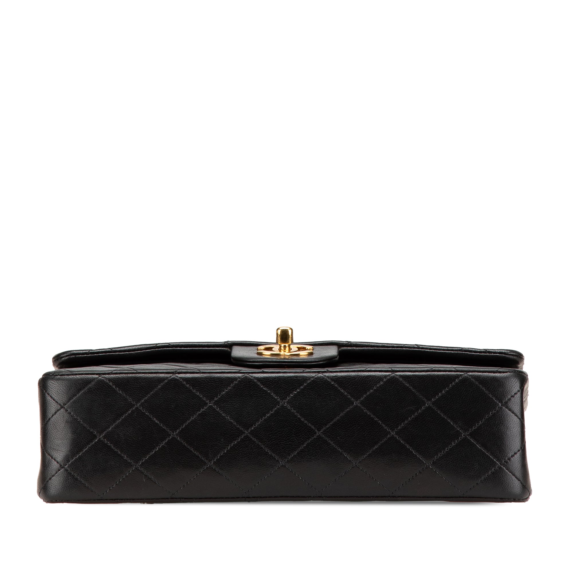 Medium Classic Lambskin Double Flap