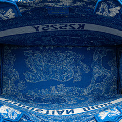 Medium Canvas Embroidered Dioriviera Toile De Jouy Book Tote