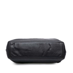 CC Lambskin Tortoise Top Handle Tote