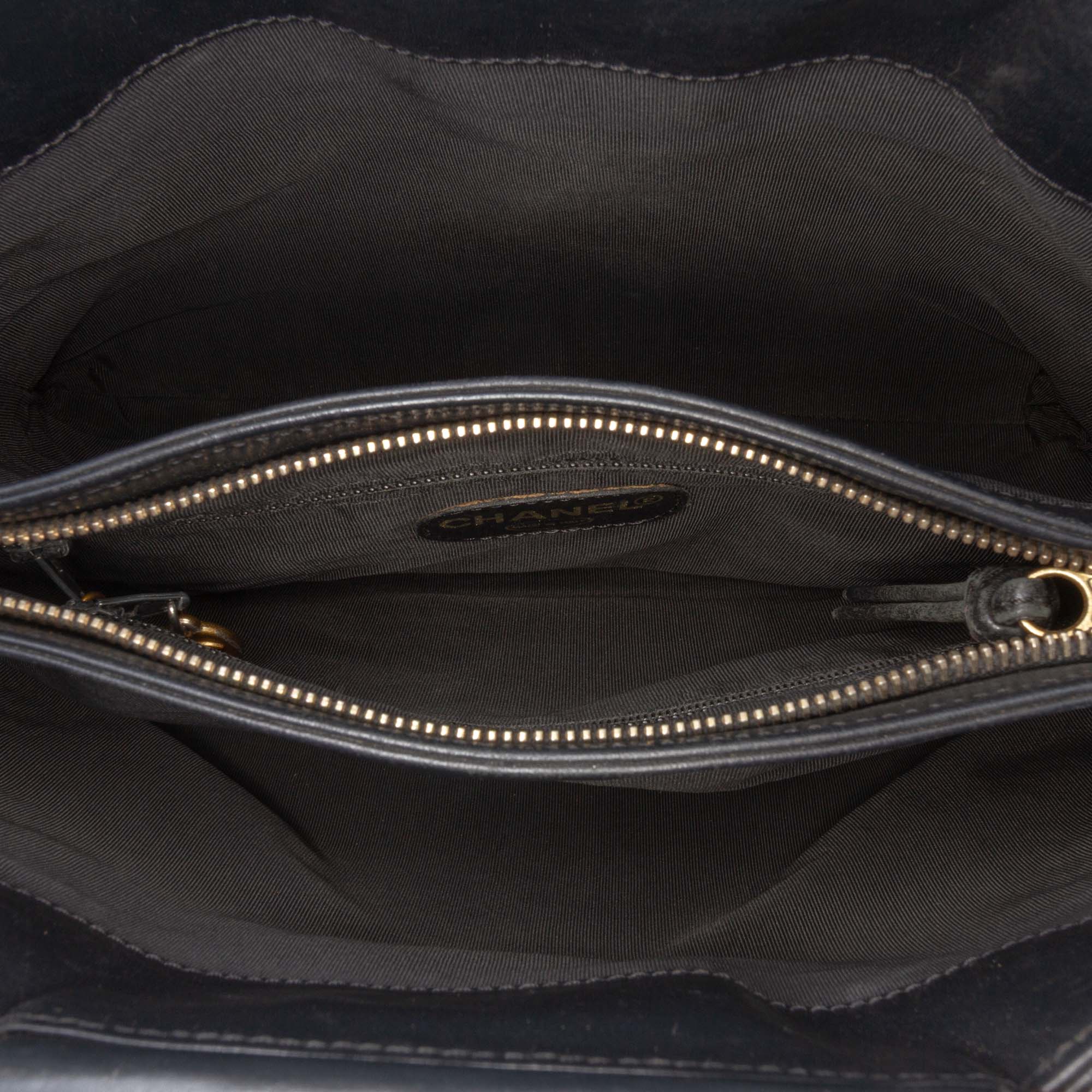 CC Lambskin Tortoise Top Handle Tote