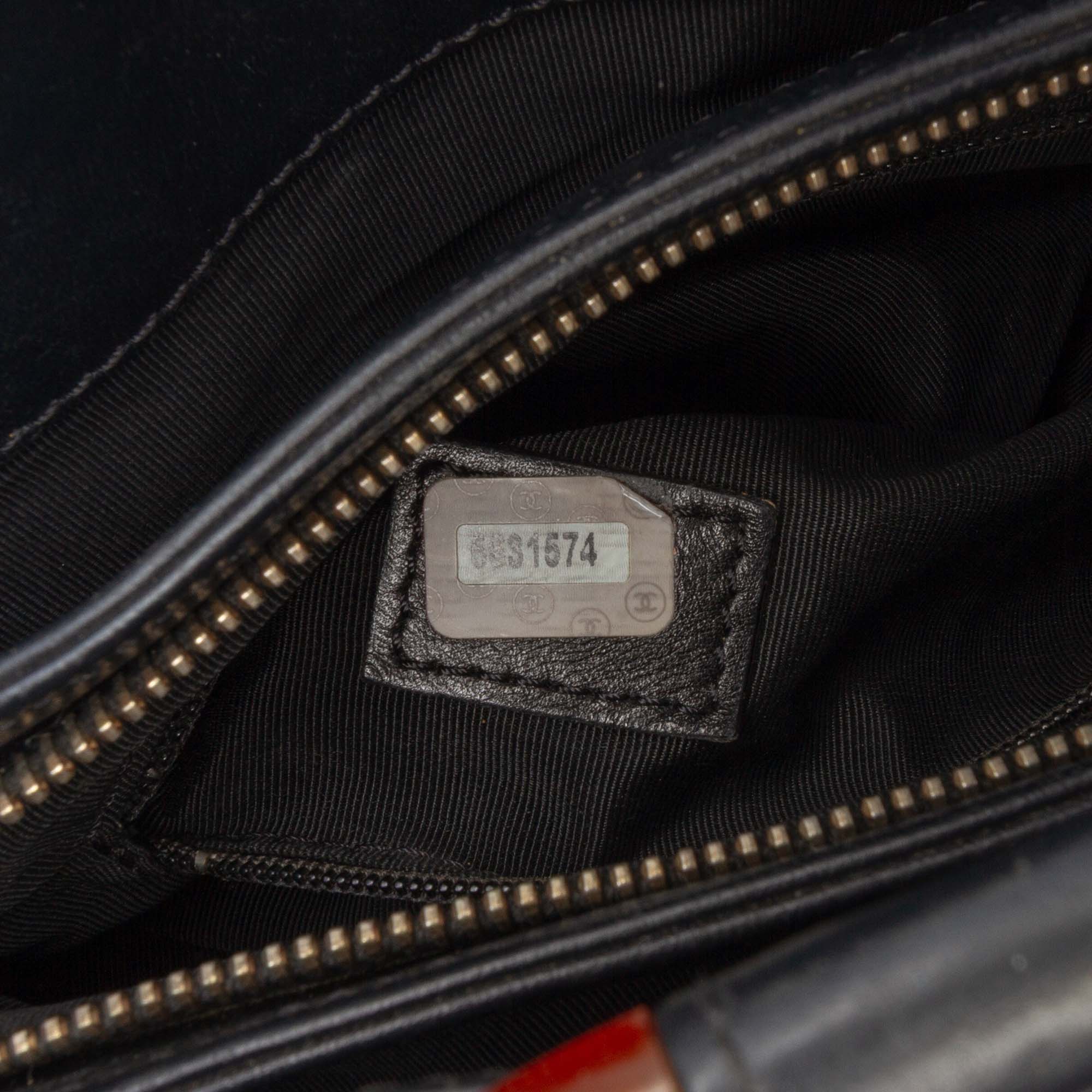 CC Lambskin Tortoise Top Handle Tote