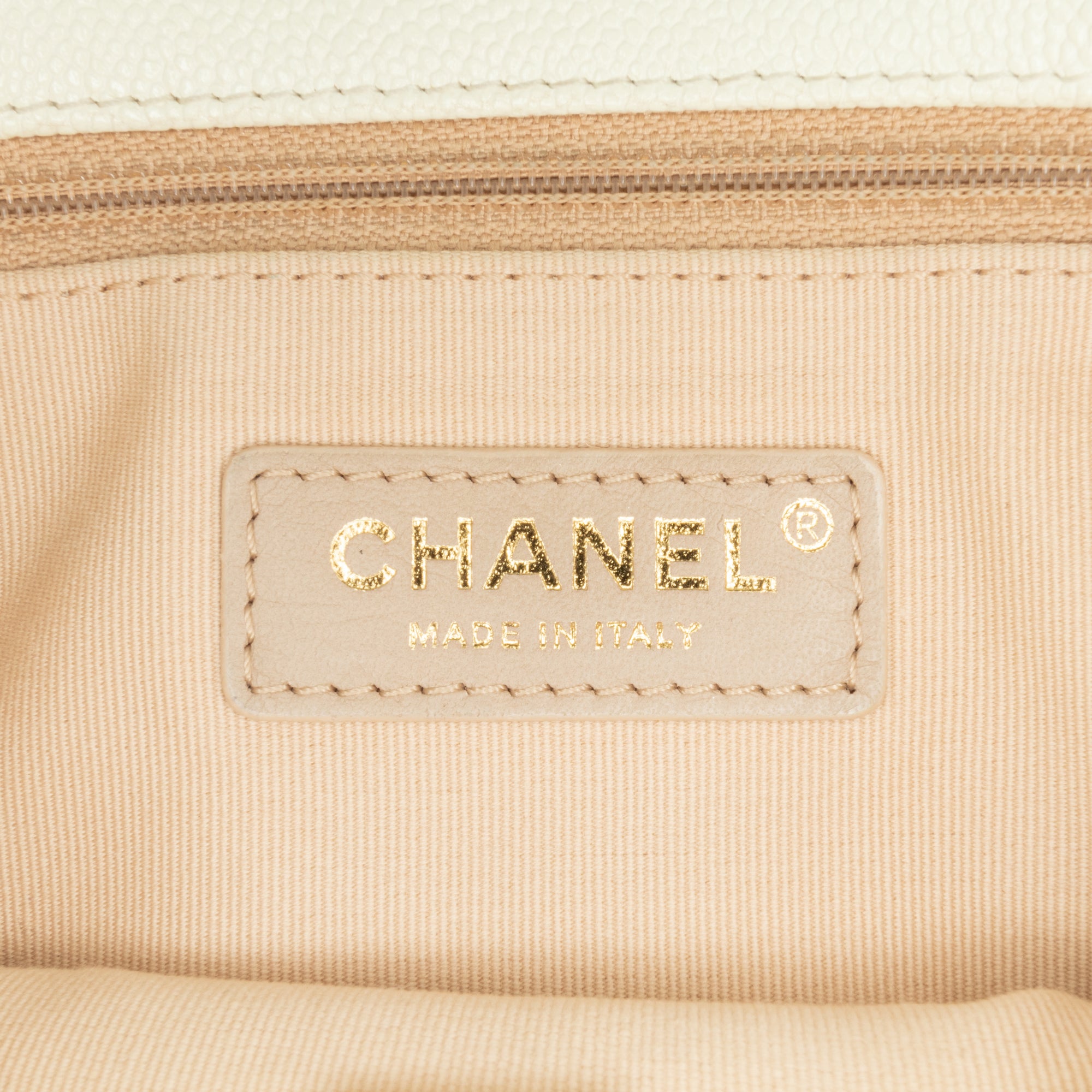 Small Quilted Caviar Chain Melody Flap