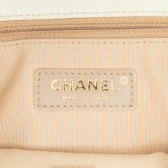Small Quilted Caviar Chain Melody Flap