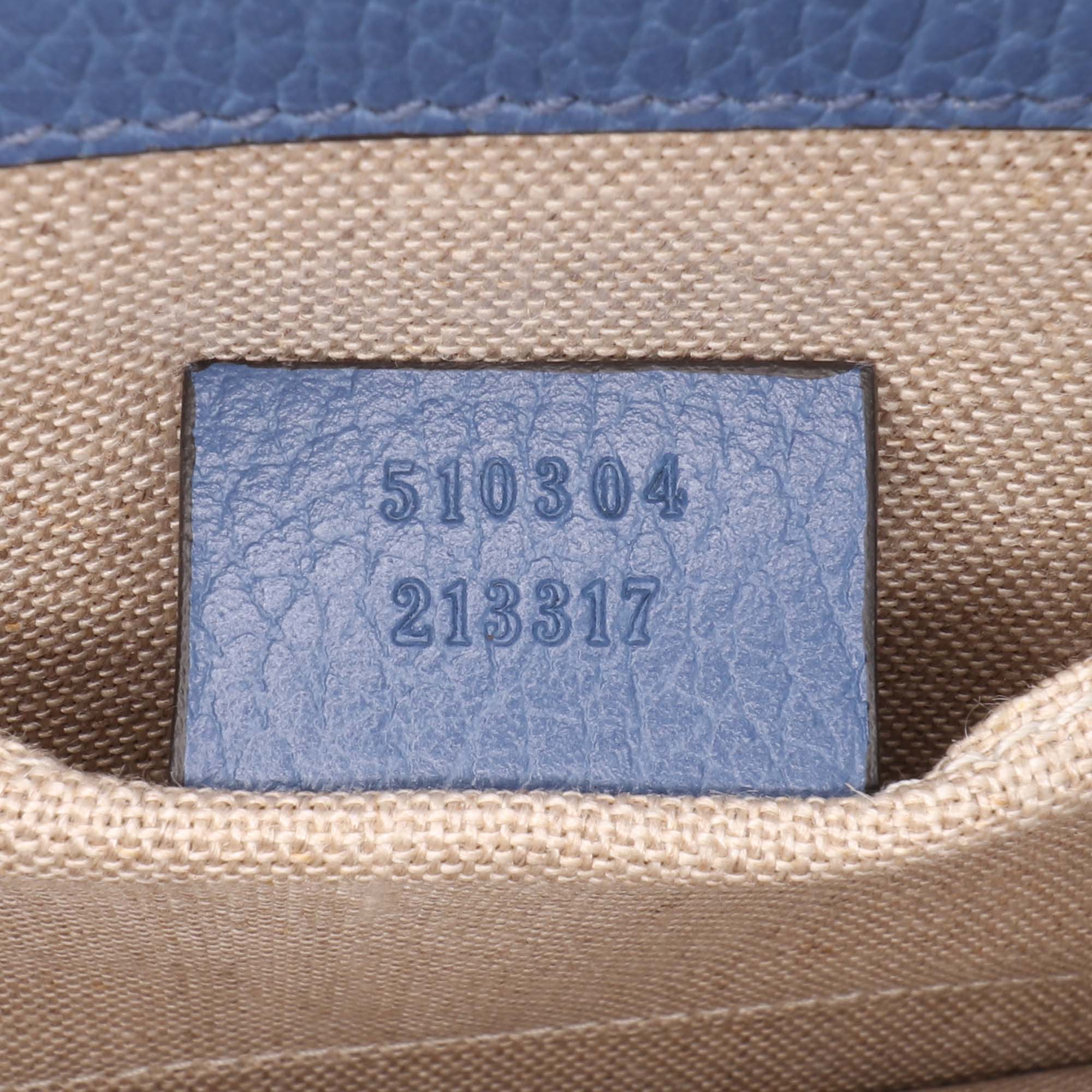 Small Dollar Calfskin Interlocking G Crossbody