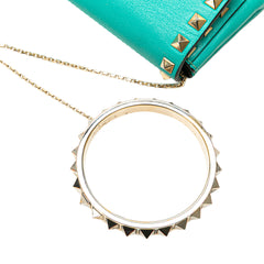 Nappa Rockstud Bangle Clutch