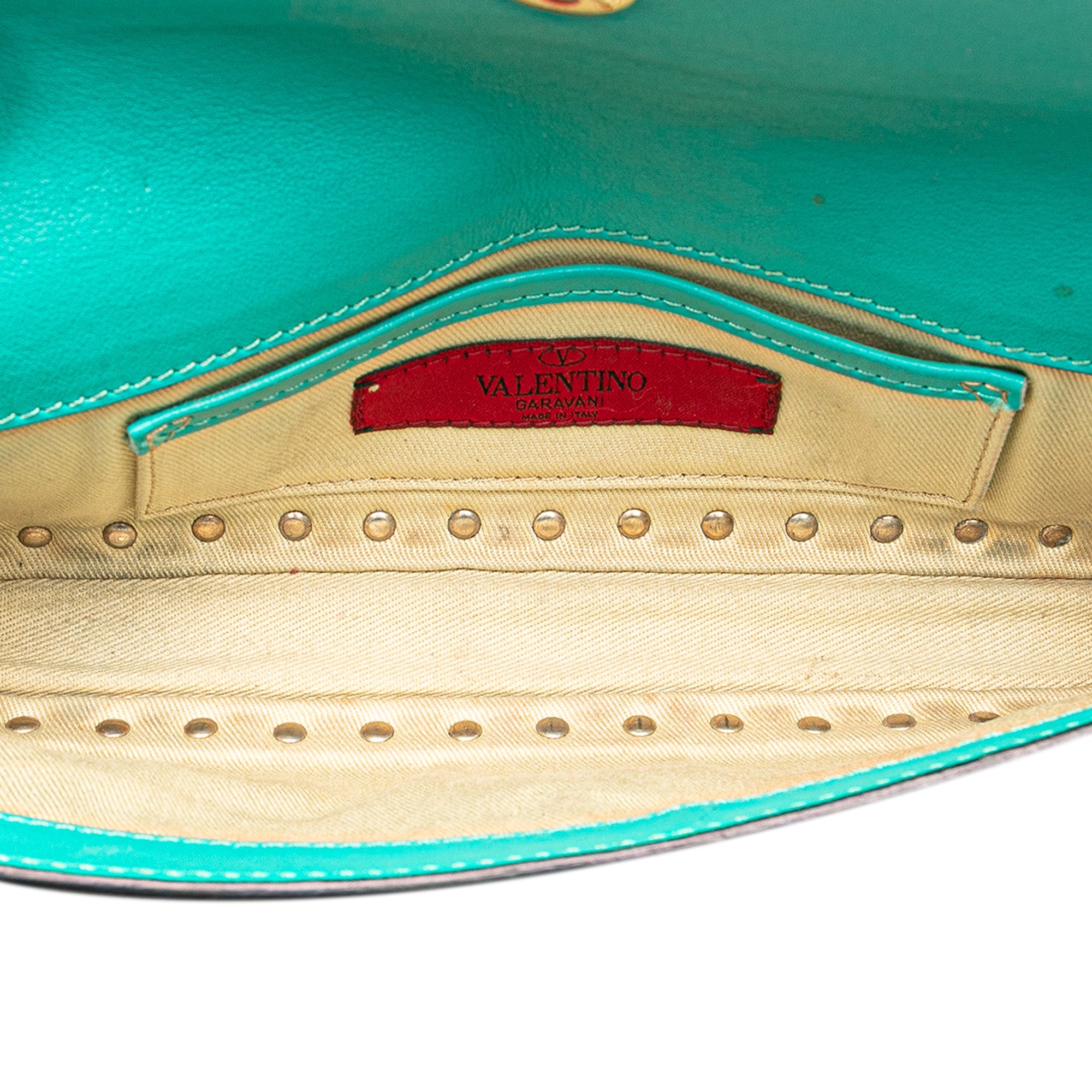 Nappa Rockstud Bangle Clutch
