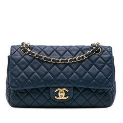 Medium Classic Calfskin Double Flap