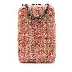 CC Tweed Chain Vertical Box Crossbody