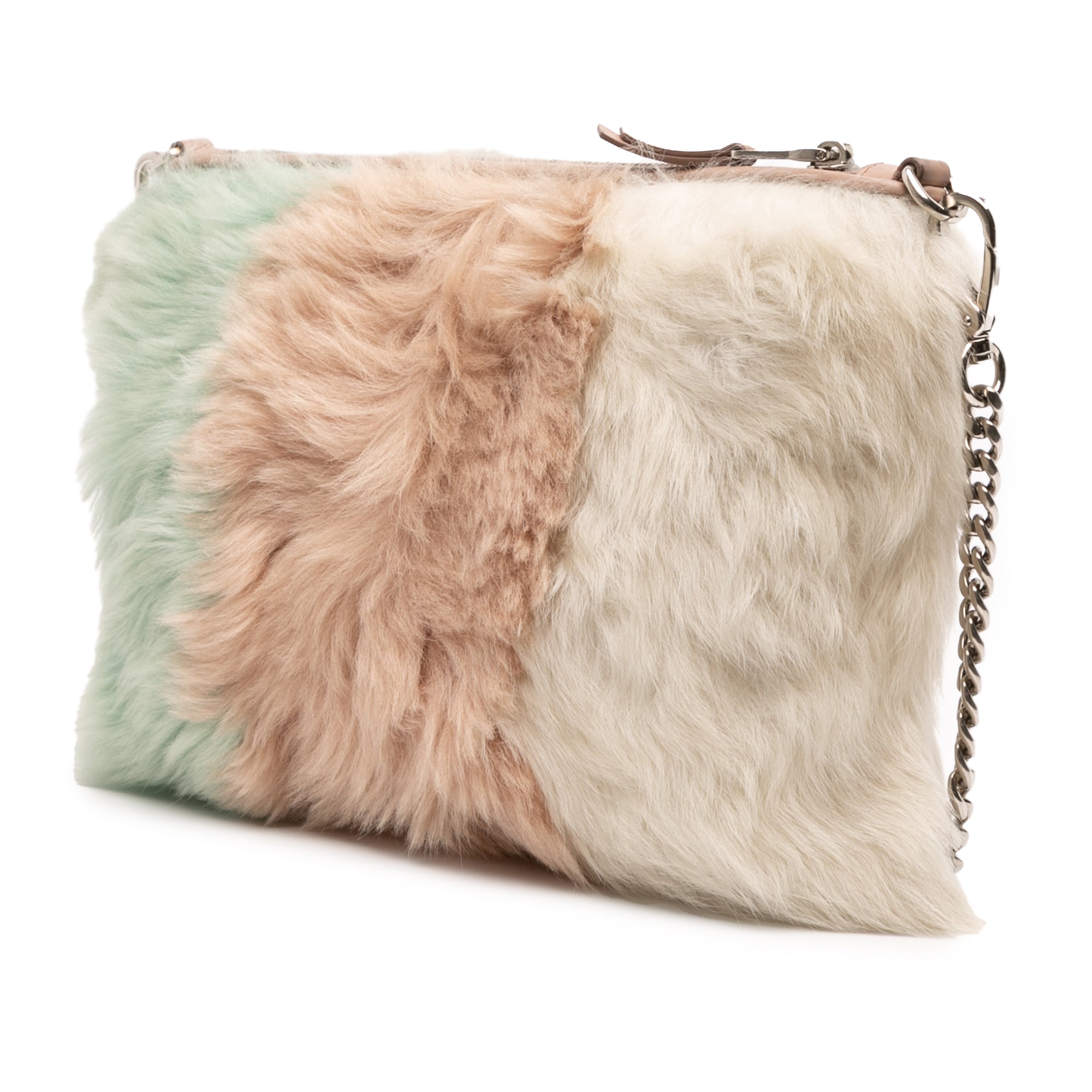 Fur Montone Stripe Crossbody