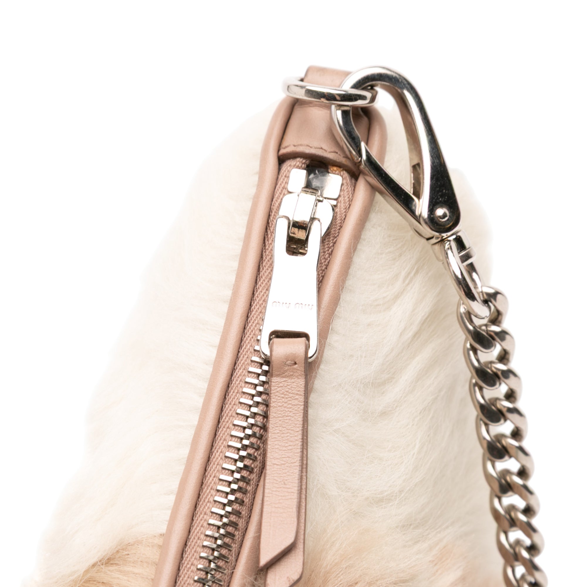Fur Montone Stripe Crossbody