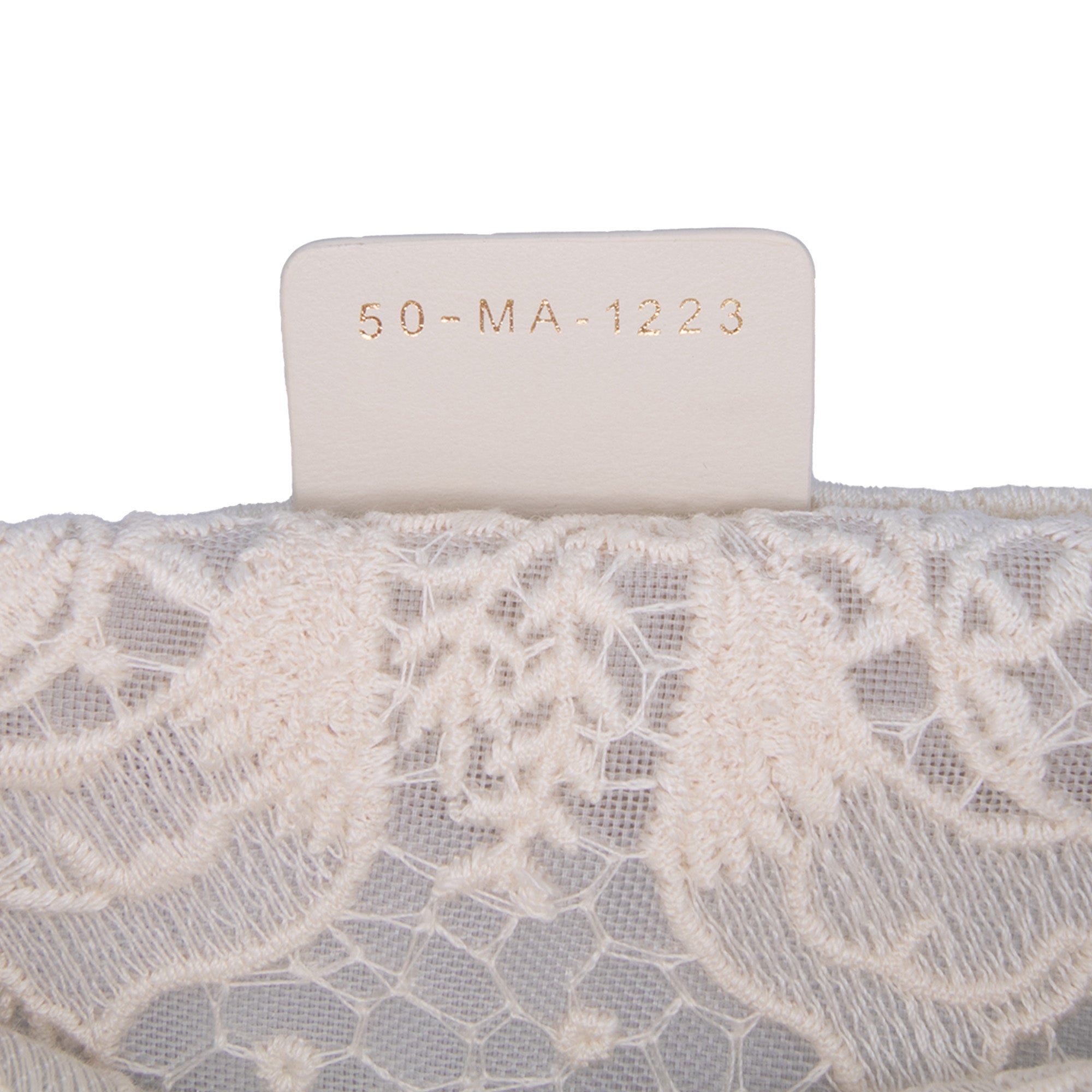 Medium Canvas D Lace Sun Embroidery Book Tote