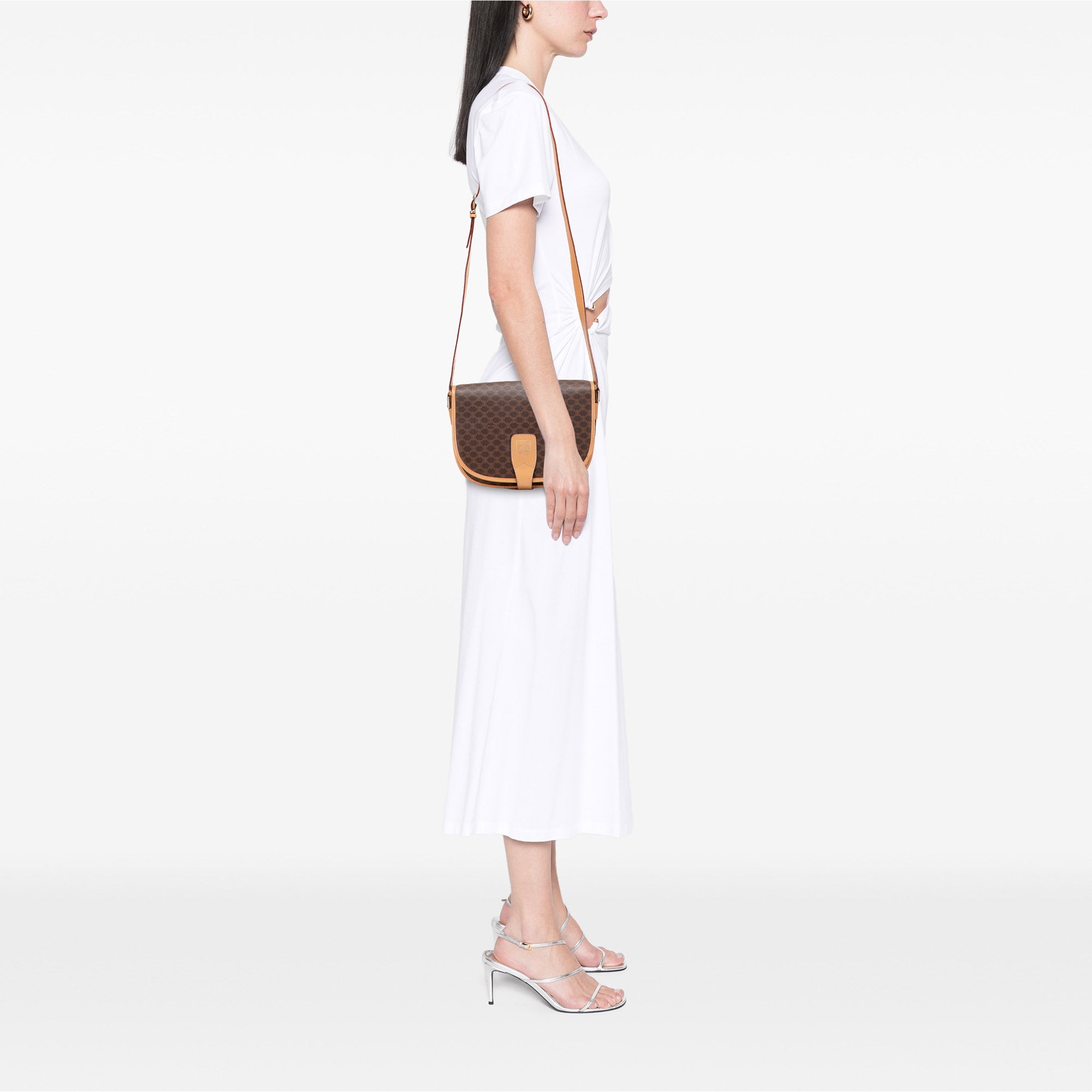 Macadam Coated Canvas Crossbody