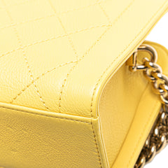 Mini Calfskin Label Click Shopping Tote