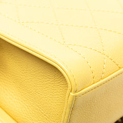 Mini Calfskin Label Click Shopping Tote