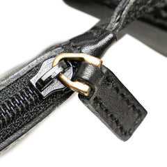 Perforated Calfskin Jackie Shoulder Bag