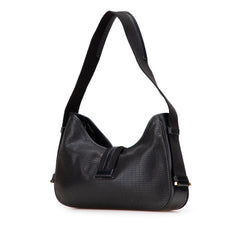 Perforated Calfskin Jackie Shoulder Bag