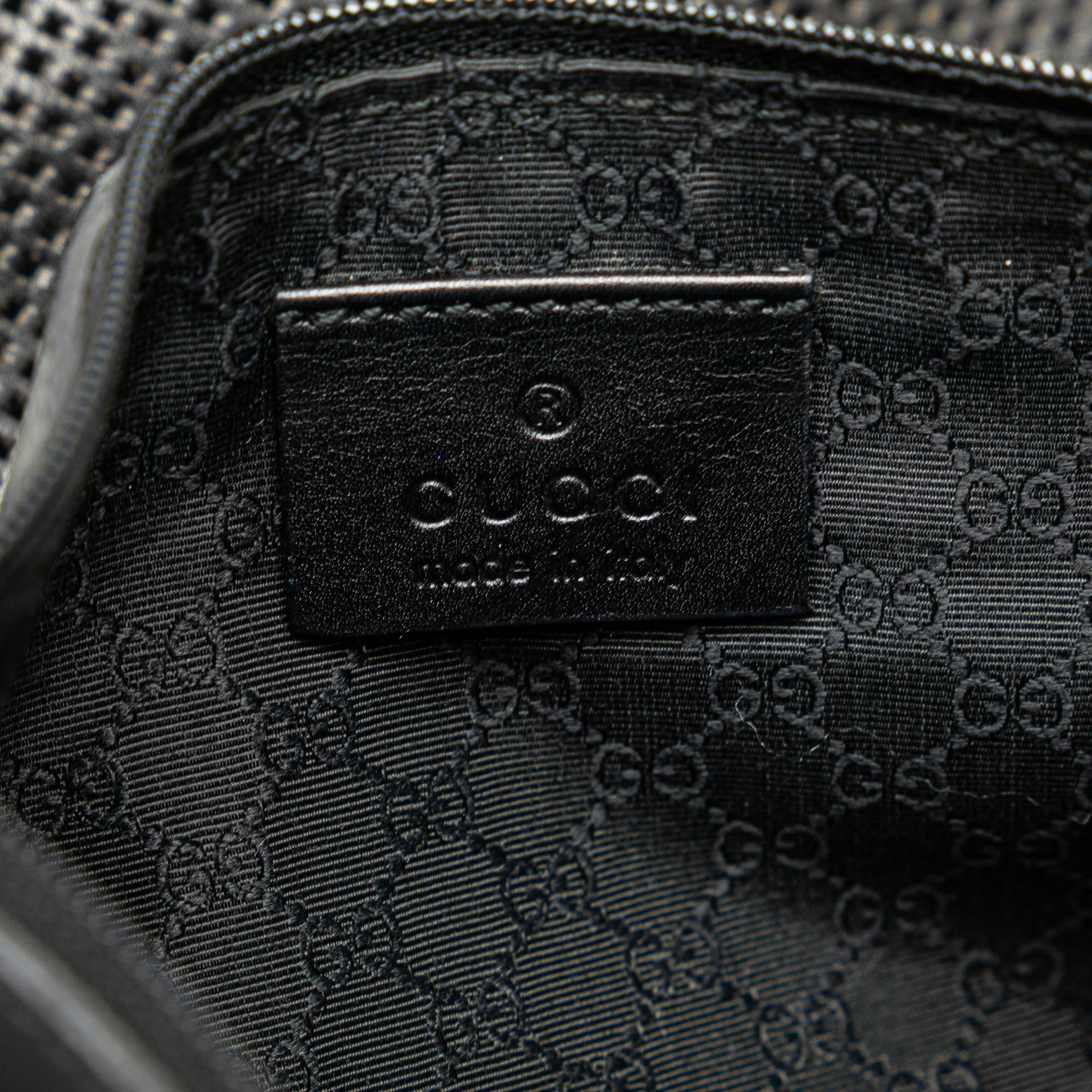 Perforated Calfskin Jackie Shoulder Bag