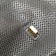 Perforated Calfskin Jackie Shoulder Bag