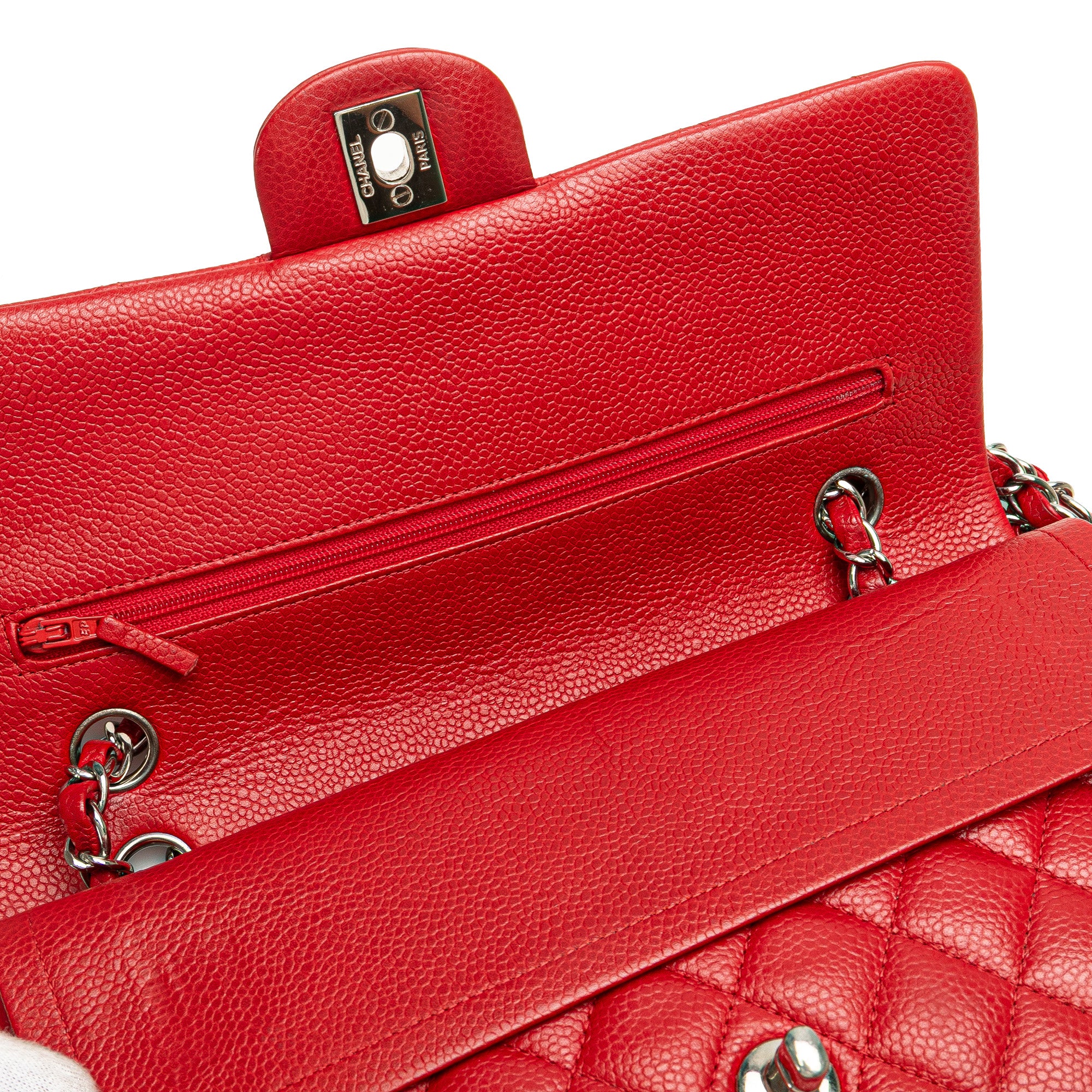 Medium Classic Caviar Double Flap