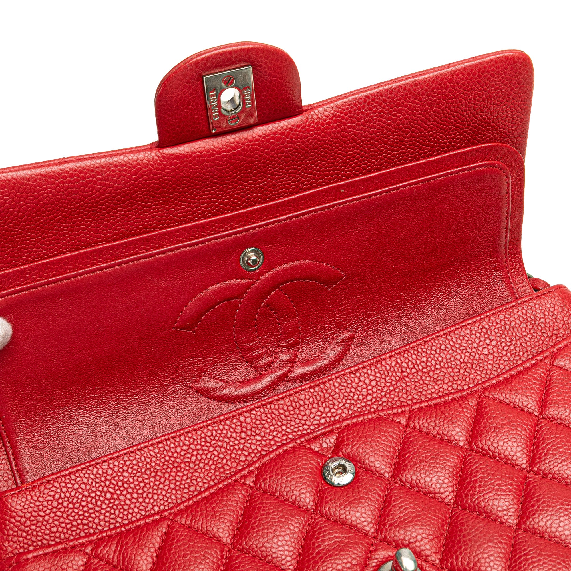 Medium Classic Caviar Double Flap