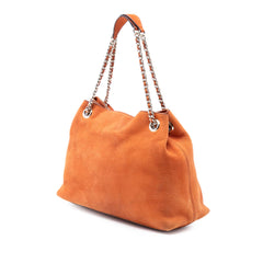 Medium Nubuck Leather Soho Chain Tote