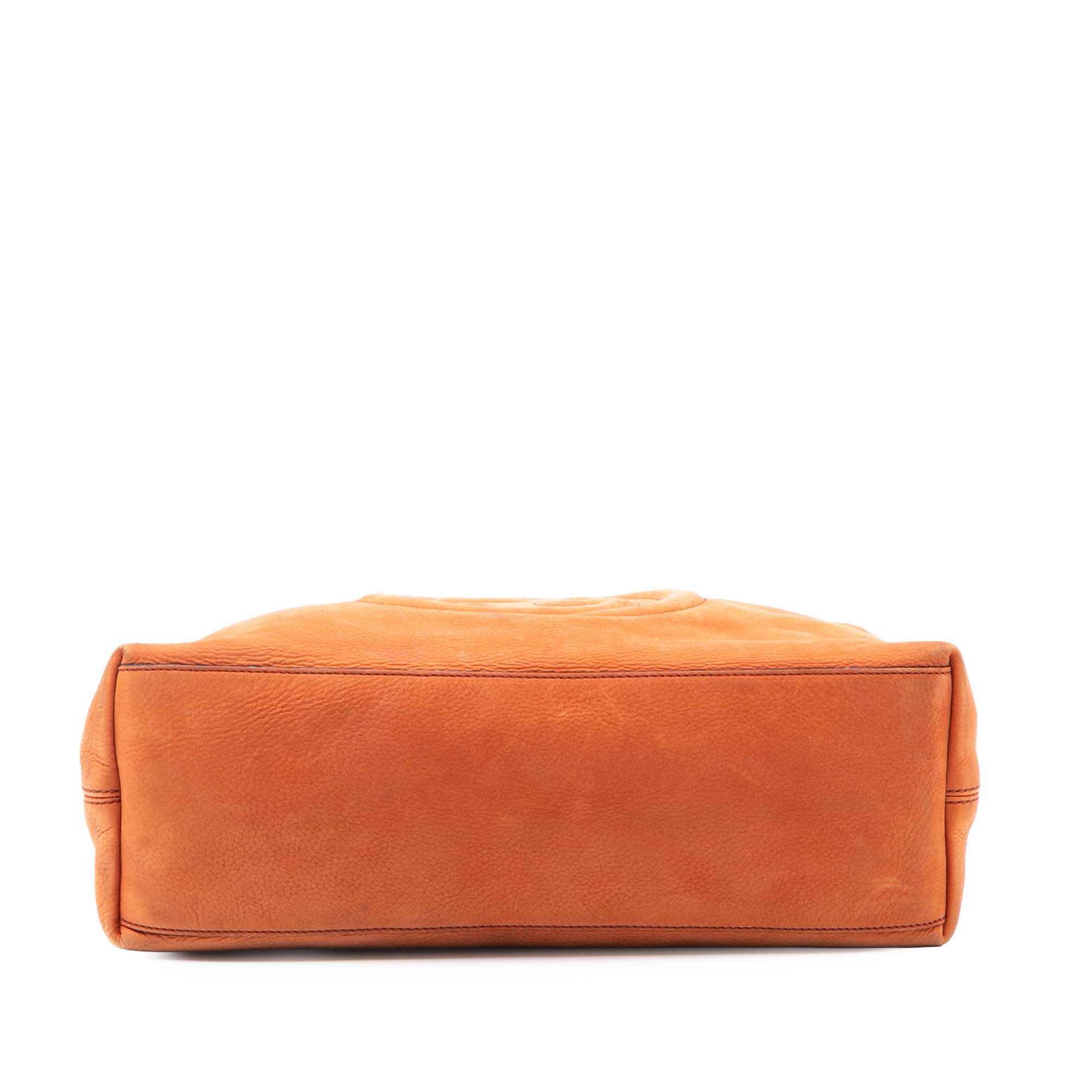 Medium Nubuck Leather Soho Chain Tote