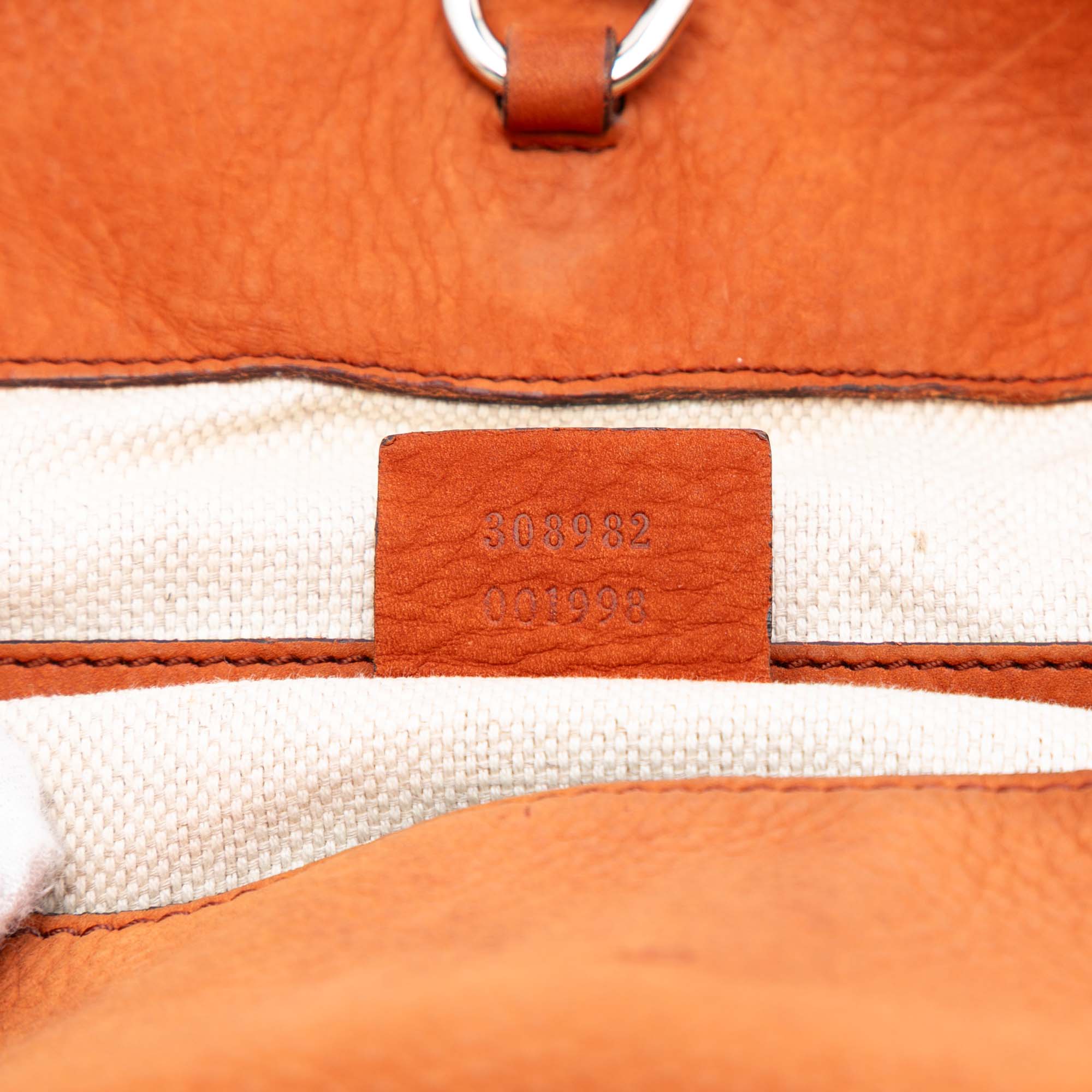 Medium Nubuck Leather Soho Chain Tote