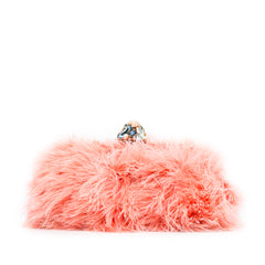 Vanda Feather Clutch on Chain_2