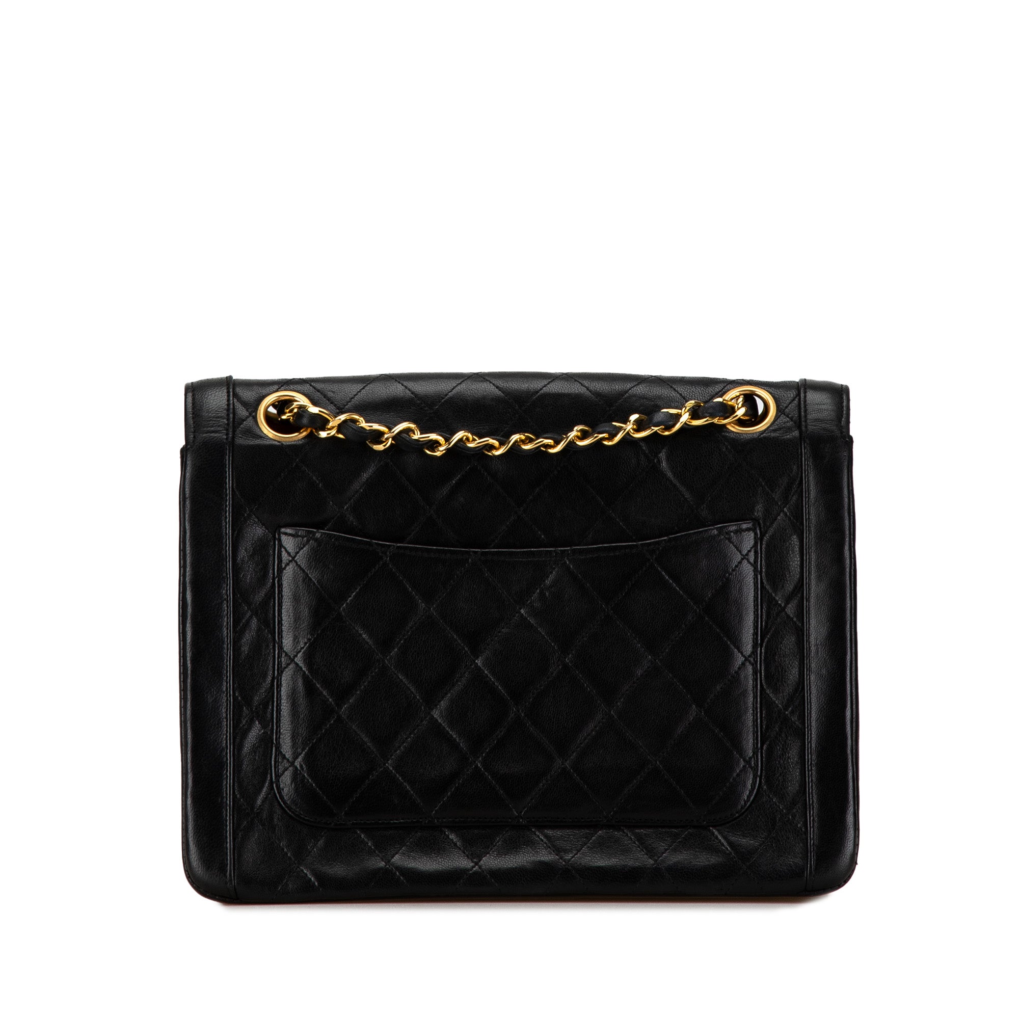 CC Quilted Lambskin Single Flap