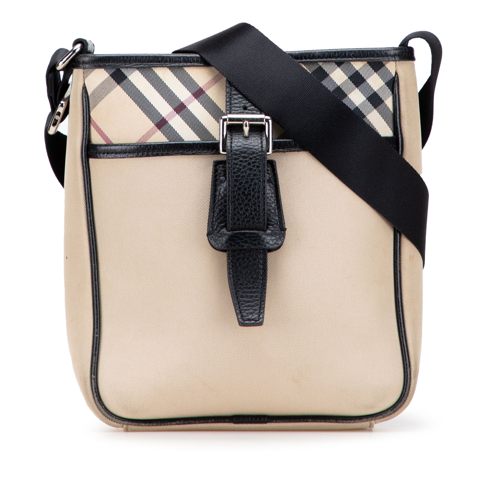 Nova Check Trimmed Canvas Crossbody