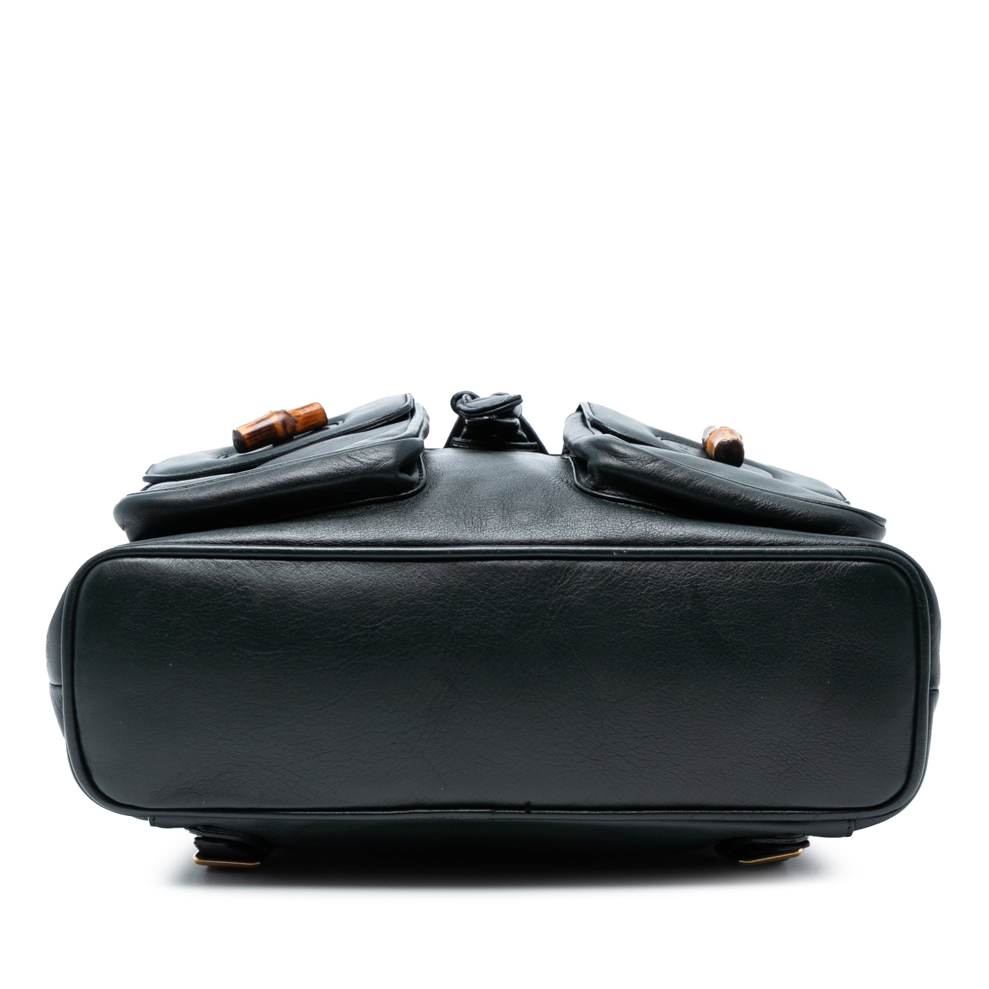 Calfskin Bamboo Drawstring Backpack