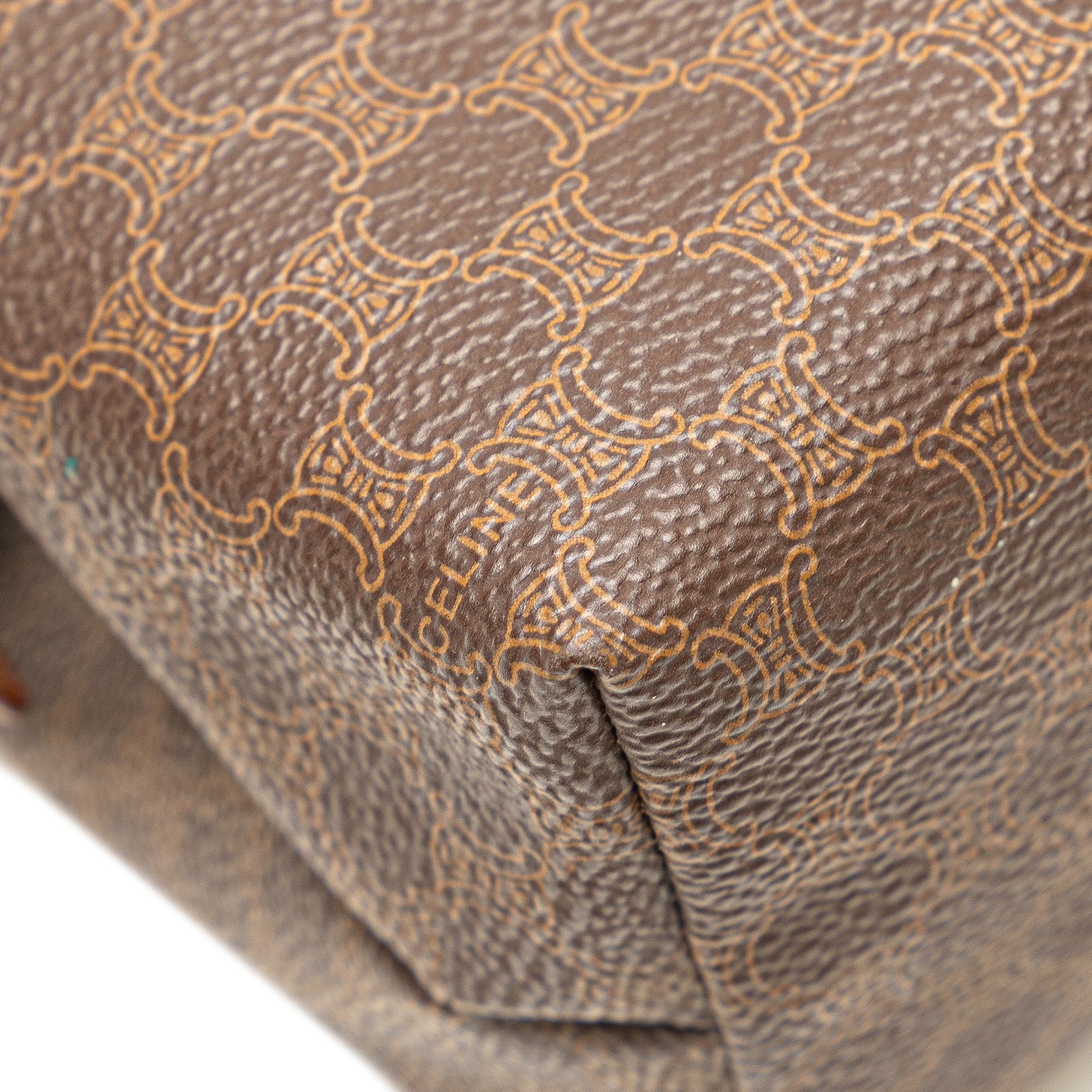 Macadam Coated Canvas Pouch