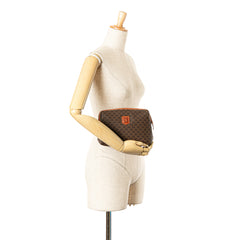 Macadam Coated Canvas Pouch