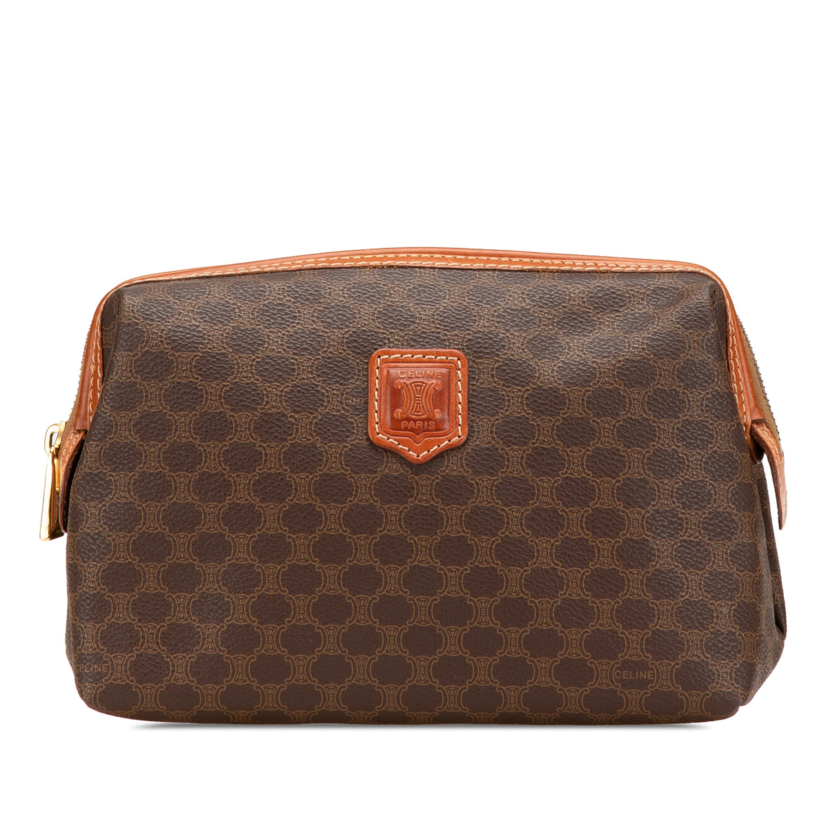 Macadam Coated Canvas Pouch